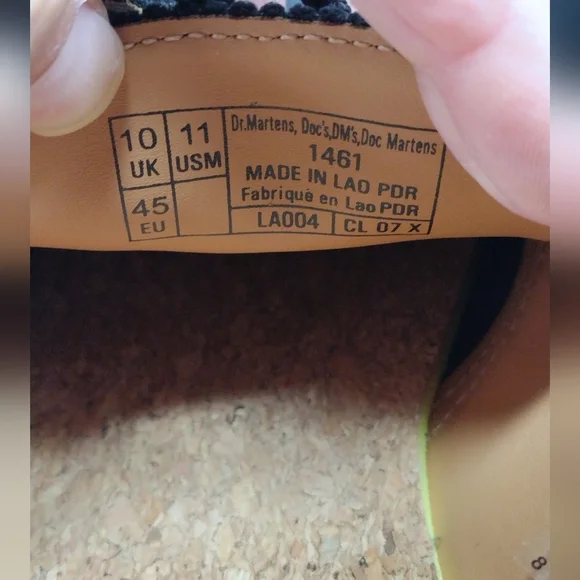 Dr. Martens 1461 Corduroy Oxford NWT - Picture 6 of 6